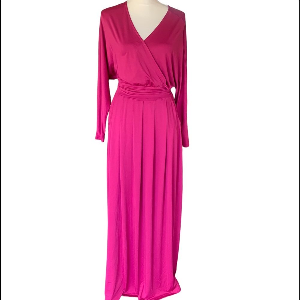 Dress Day Pink Maxi Dress Knit NWT Wedding Guest Vacation Resort